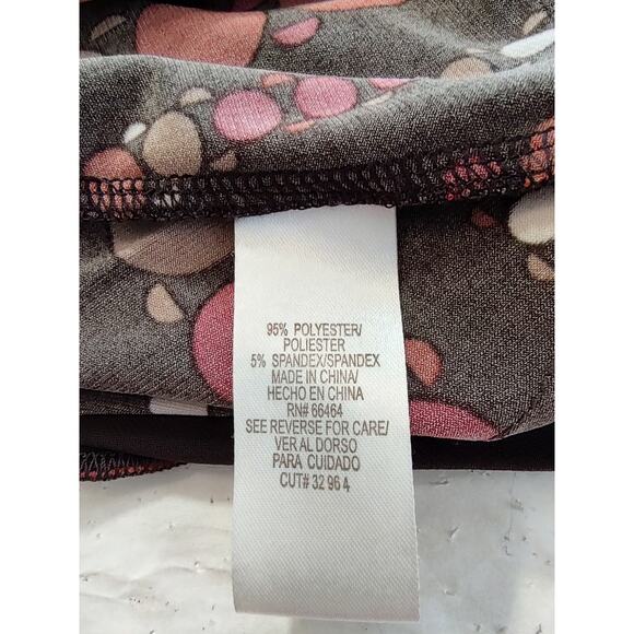 Sandra Darren Woman's Brown Dots Fit & Flare Dress Size 10 Cinched Waist V Neck - Picture 9 of 9